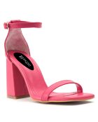 Sandales à talon Vicence fushcia - Talon 7.5 cm