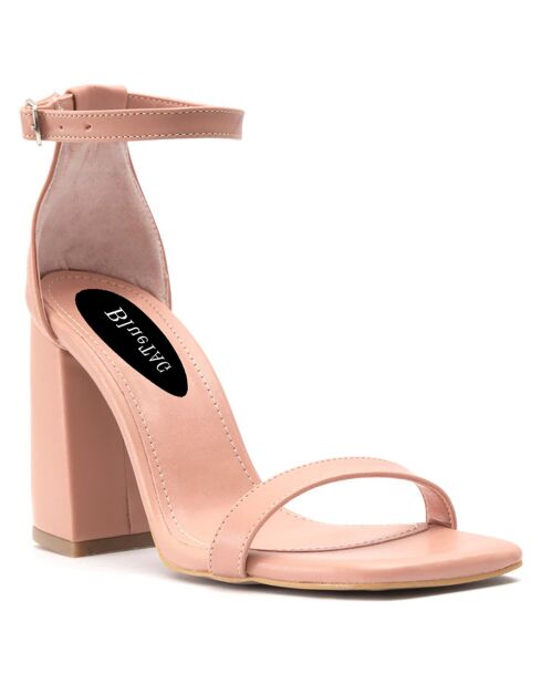 Sandales à talon Vicence Nude - Talon 7.5 cm