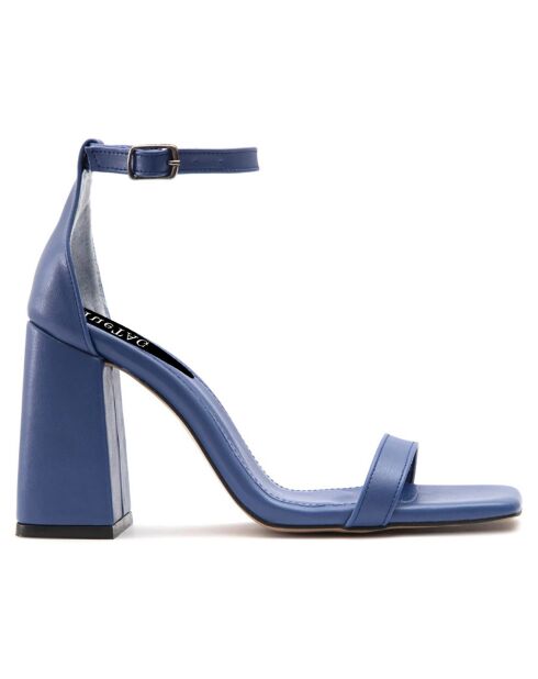 Sandales à talon Vicence bleues - Talon 7.5 cm