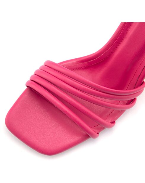 Sandales à talon Terni fushcia - Talon 8.5 cm