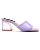 Mules à talon Lecce violette