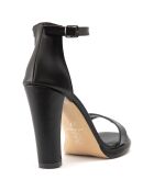 Sandales à talon Fiumicino noires - Talon 11 cm