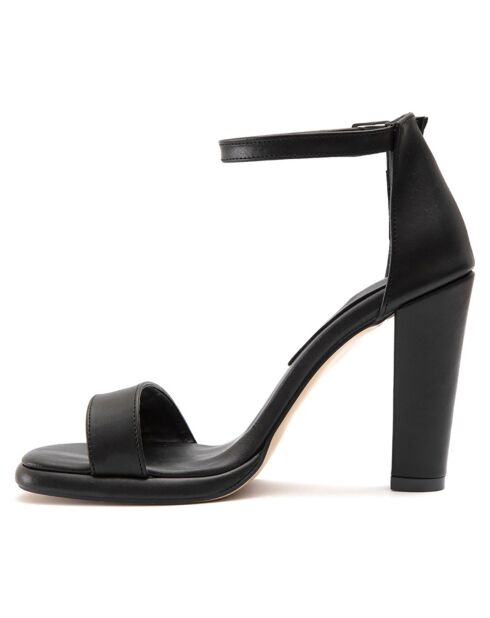 Sandales à talon Fiumicino noires - Talon 11 cm