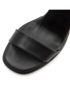 Sandales à talon Fiumicino noires - Talon 11 cm