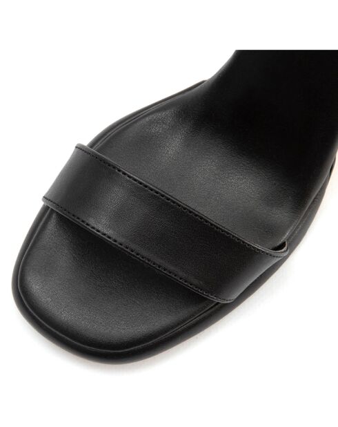 Sandales à talon Fiumicino noires - Talon 11 cm