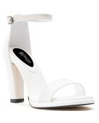 Sandales à talon Fiumicino blanches - Talon 11 cm