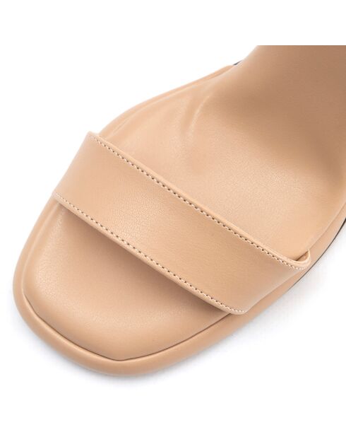 Sandales à talon Fiumicino nudes - Talon 11 cm