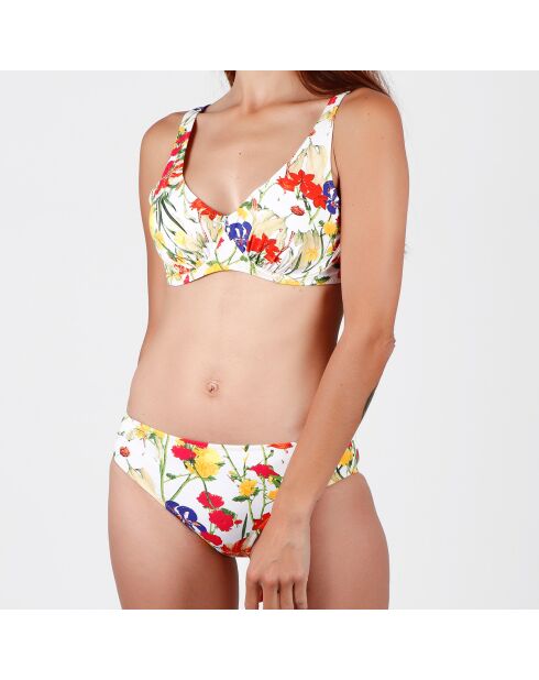 Maillot de Bain 2 pièces Aro Happy Flowers blanc/multicolore