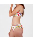 Maillot de Bain 2 pièces Aro Happy Flowers blanc/multicolore