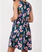 Robe Hawaii sans manches marine