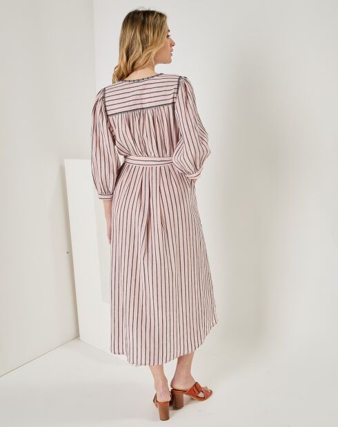 Robe en Coton & Lin Lily rose