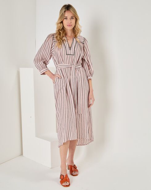 Robe en Coton & Lin Lily rose