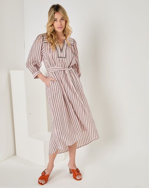 Robe en Coton & Lin Lily rose
