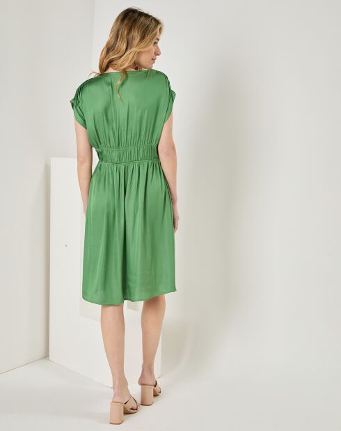 Robe Alice vert foncé