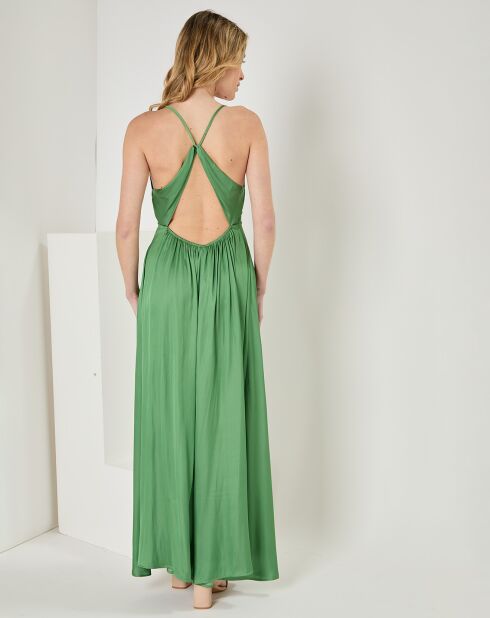 Robe Louna vert foncé