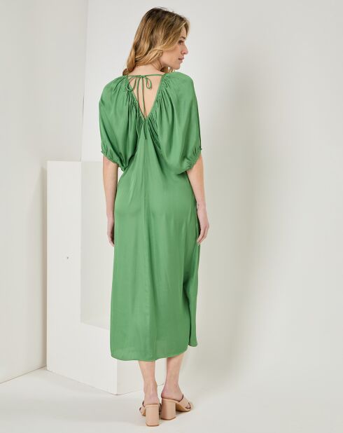 Robe Ambre vert foncé