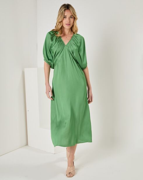 Robe Ambre vert foncé