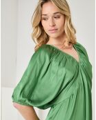 Robe Ambre vert foncé