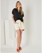Top Camille noir
