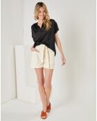 Top Camille noir