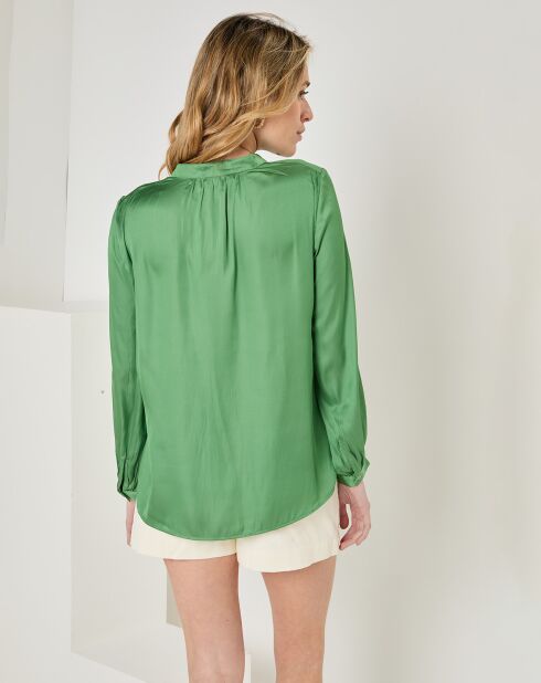 Top Chloe vert foncé