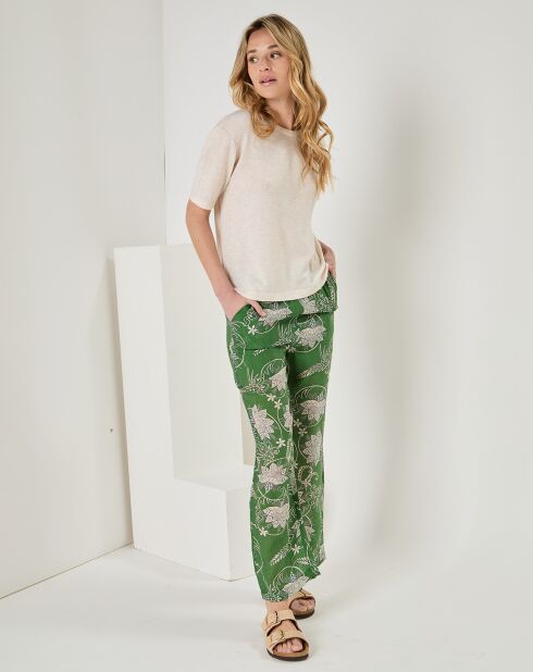 Lichtbeige trui Manon