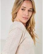 Pull Manon beige clair