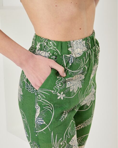 Pantalon Clara vert