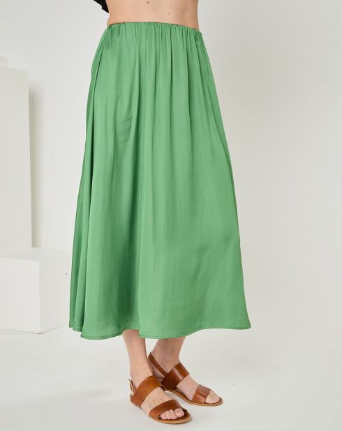 Jupe Romane vert foncé