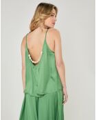 Top Ines vert foncé