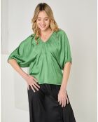 Top Marion vert foncé