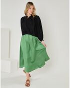 Jupe Romane vert foncé
