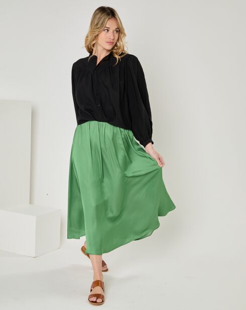 Jupe Romane vert foncé