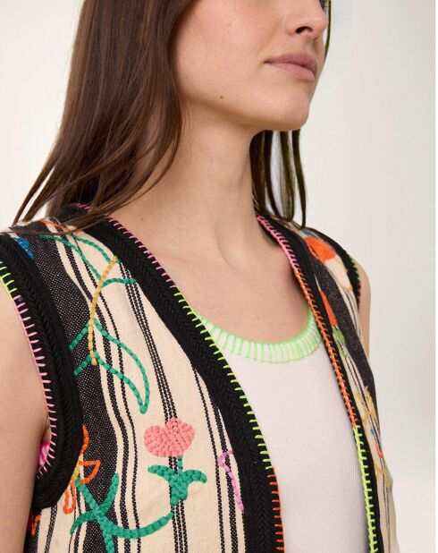 Gilet Beldi     stripes