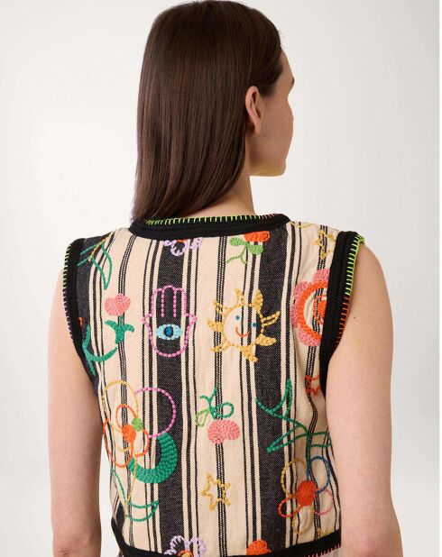 Gilet Beldi     stripes