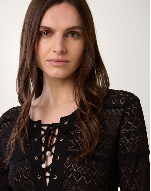 Caftan Pierrette     noir