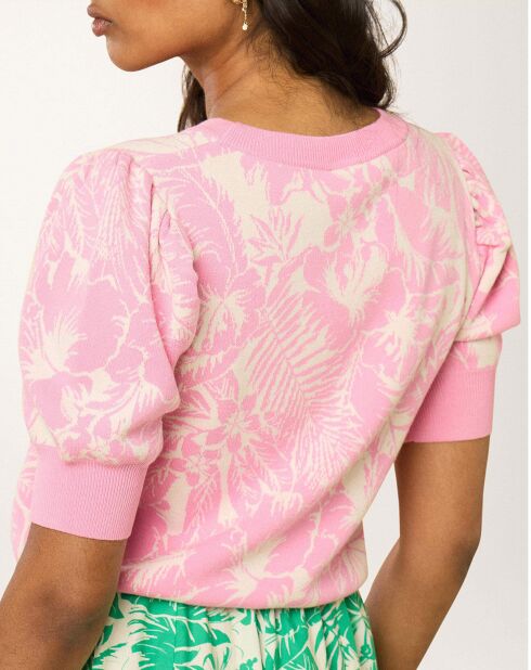 Pull Santa Barbara Jacquard   rainbow