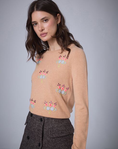 Pull en Laine mélangée BCBG     camel