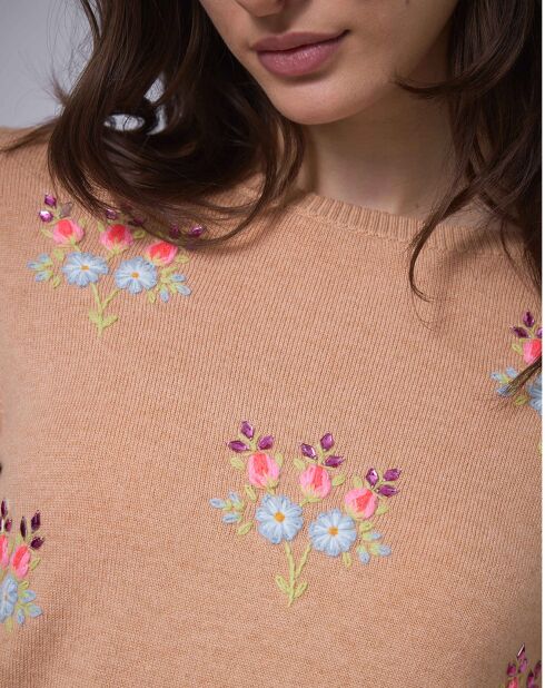 Pull en Laine mélangée BCBG     camel