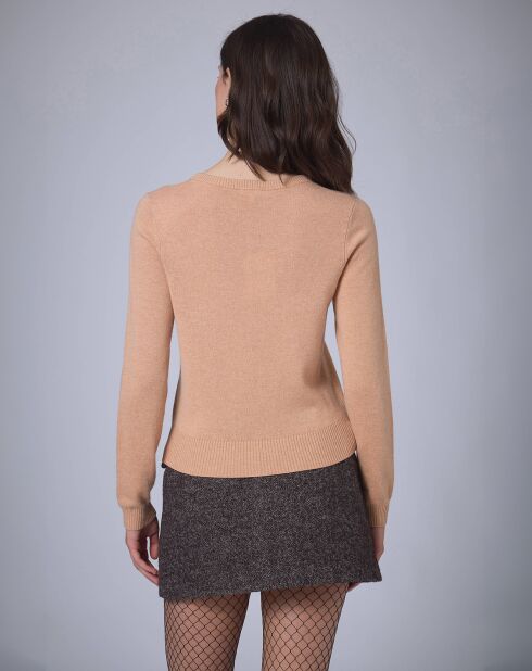 Pull en Laine mélangée BCBG     camel