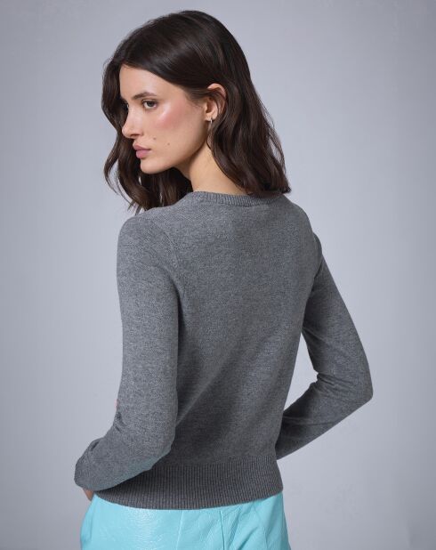 Pull en Laine mélangée BCBG     gris