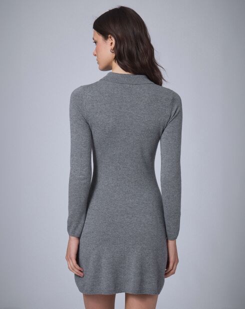 Robe en Laine mélangée BCBG     grise