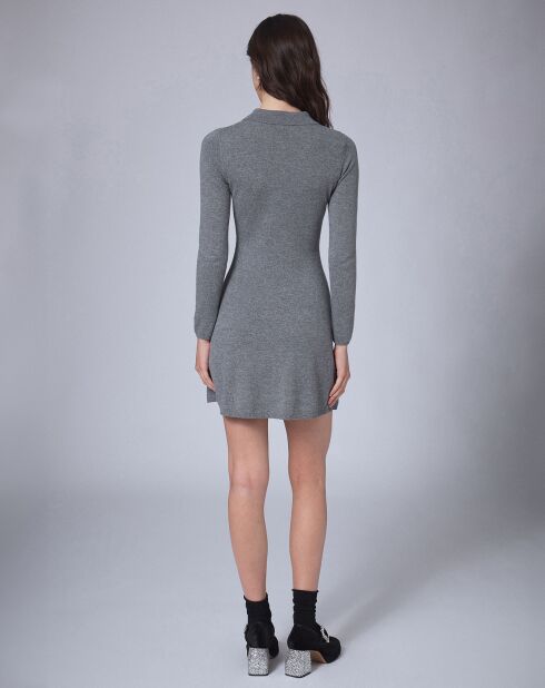 Robe en Laine mélangée BCBG     grise