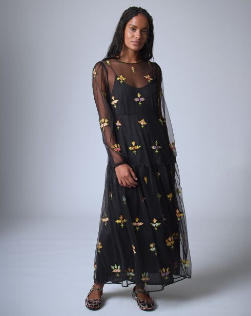 Robe Bloom Romance    noire