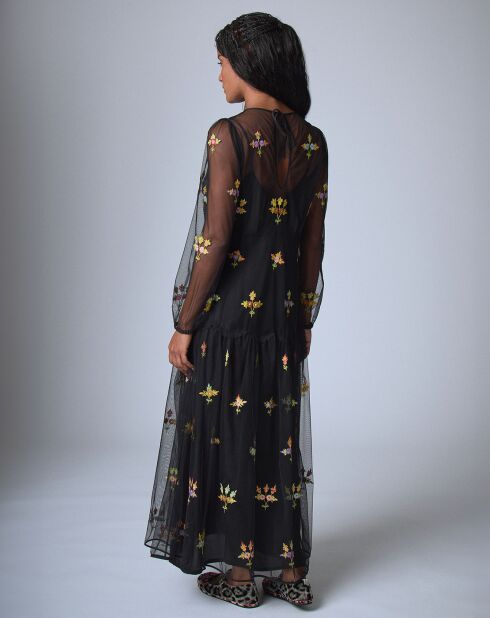 Robe Bloom Romance    noire