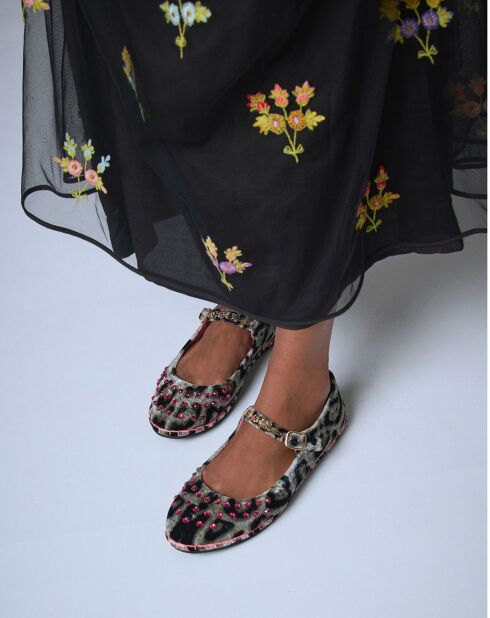 Robe Bloom Romance    noire