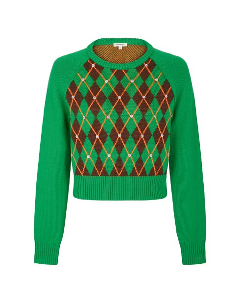 Pull 100% Laine Burlington     vert