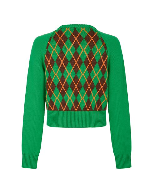 Pull 100% Laine Burlington     vert