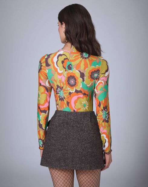 Top Grunge Basic    floral