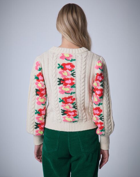Pull 100% Laine Heidi     ecru